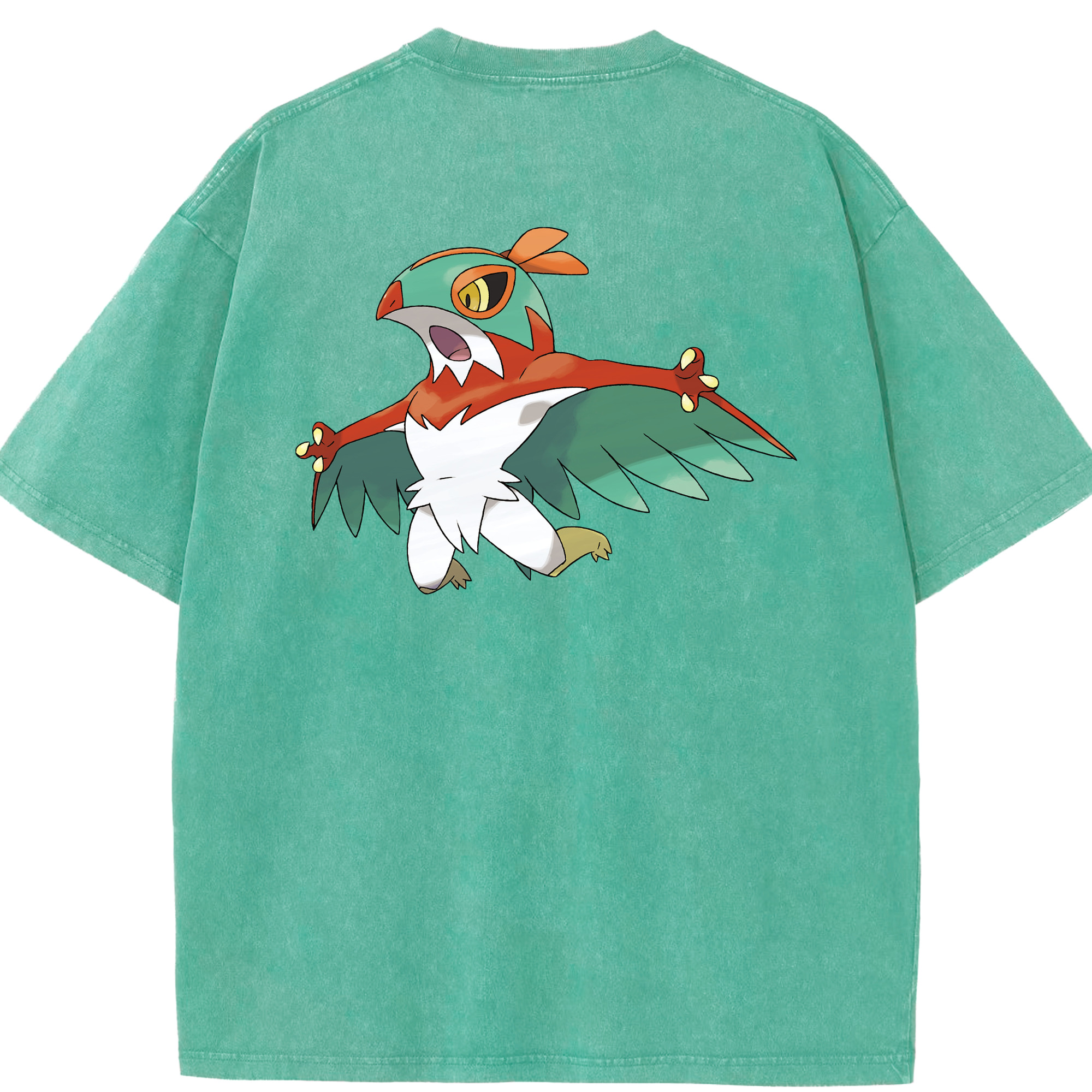 （画像用） ポケットモンスター Pokémon 綿100% ヴィンテージ風 半袖Tシャツ（背面プリント）